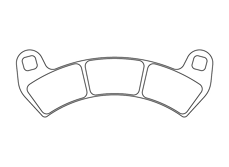 Juego de pastillas sinterizadas CL BRAKES (1247ATV1) CL BRAKES 1247ATV1