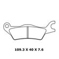 Juego de pastillas sinterizadas CL BRAKES (1258XBK5) CL BRAKES 1258XBK5