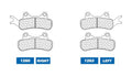 Juego de pastillas sinterizadas CL BRAKES (1263ATV1) CL BRAKES 1263ATV1