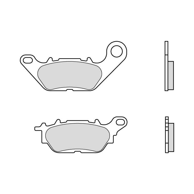 Pastillas de freno orgánicas Brembo 07114 BREMBO 07114CC