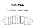 NISSIN Street /Off-Road Sintered Metal Brake pads - 2P-374ST NISSIN 2P-374ST