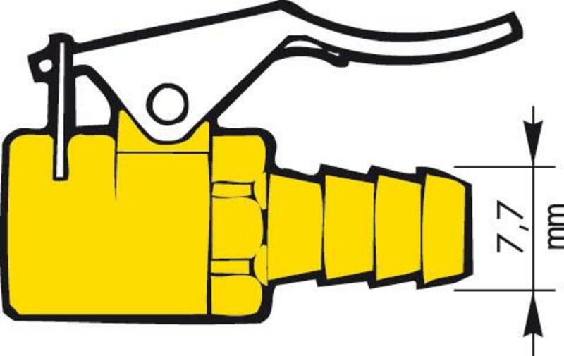 Conector inflador de válvulas PROVAC tipo Schrader PROVAC 985