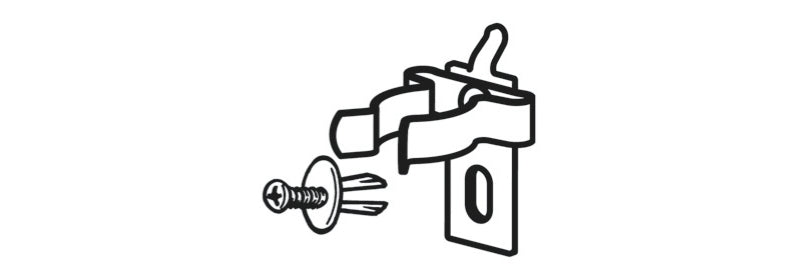 BETA Gancho de muelle para muebles de taller Ø9,5mm aluminio con tornillo BETA 88880251