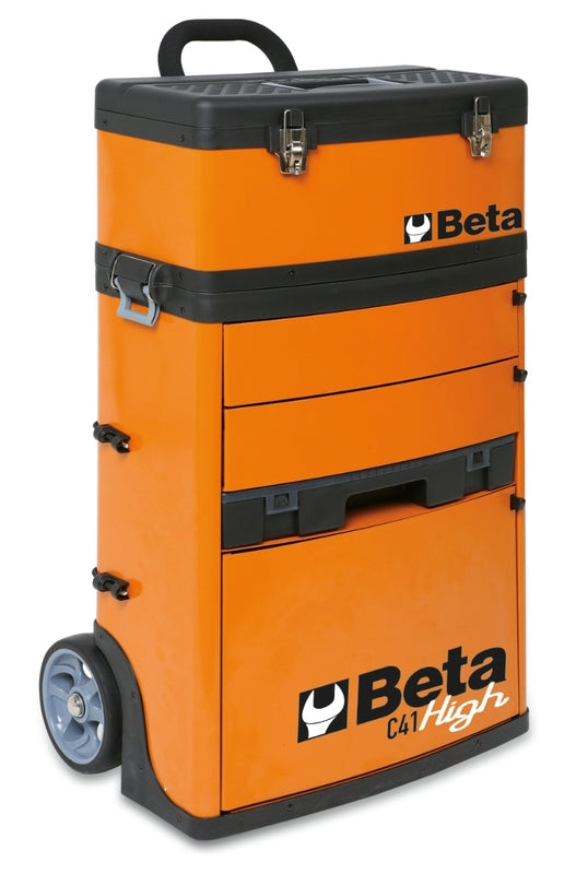Carro portaherramientas BETA con 2 módulos, naranja (RAL2011) BETA 41000002