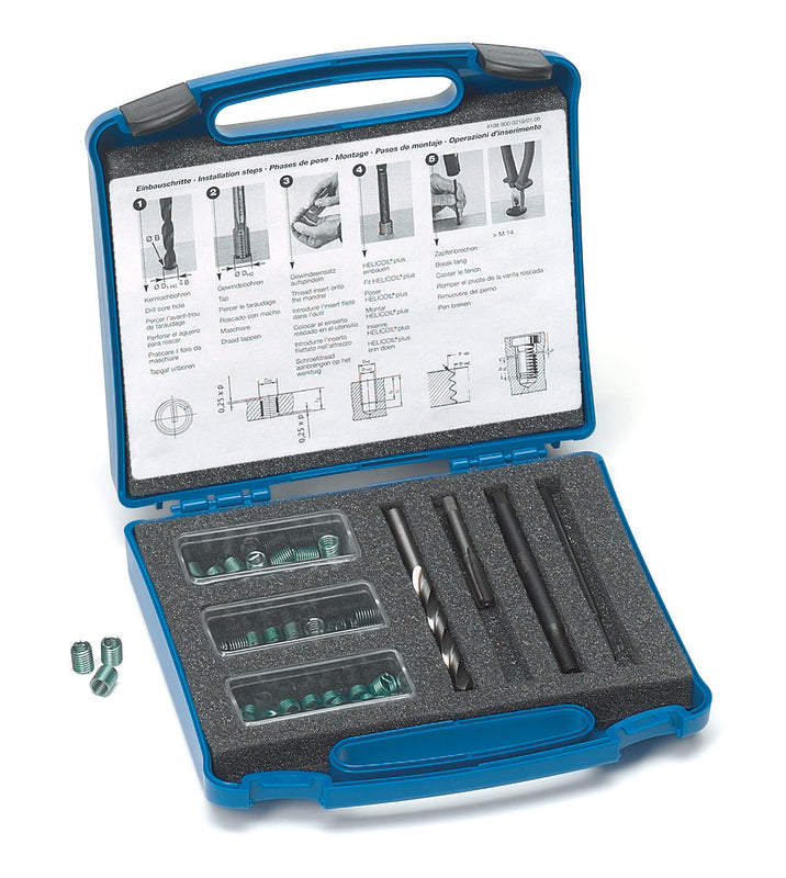 Kit de reparación de roscas HELICOIL Helicoil Plus M3 x 0,50 HELICOIL 41851030000