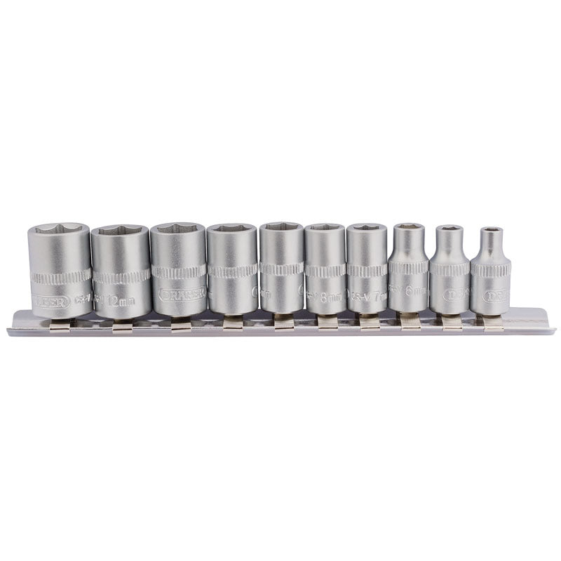 Juego de 10 vasos DRAPER de 1/4 de 4 a 13 mm DRAPER 16398