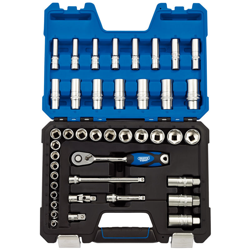 Kit de 42uds de Vasos & llaves trinquete métrica 3/8'' DRAPER DRAPER 16451