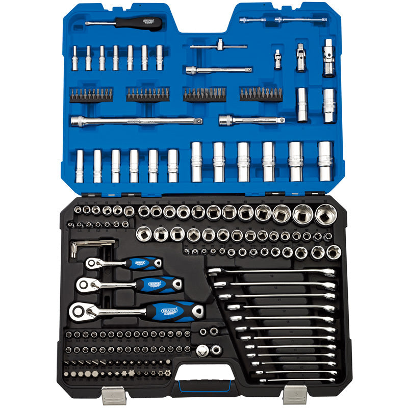 Kit de 214uds de Vasos & llave trinquete métrica 1/4-3/8-1/2'' DRAPER DRAPER 16462