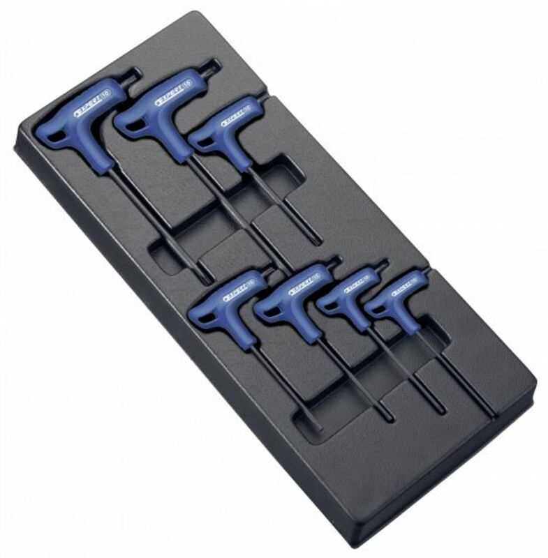 Módulo de 7 llaves Torx con mango en T EXPERT Bandeja de plástico EXPERT E121708