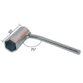 Llave de bujía para ciclomotores 2T con cilindro inclinado Hex. 21mm BUZZETTI 4804
