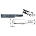 Llave de bujía con extractor de pipa de silicona Hex.14 BUZZETTI 4842
