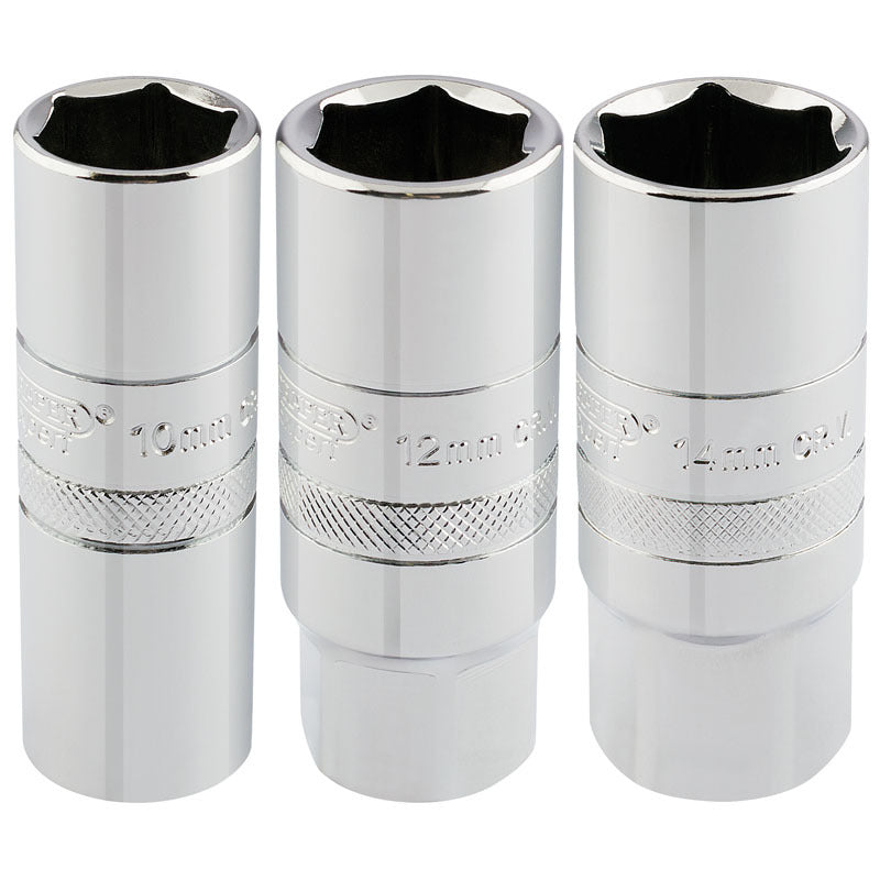 Juego de 3 vasos para bujias 1/2'' DRAPER DRAPER 16784