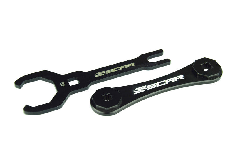 Llave para tapón de horquilla doble SCAR Ø49mm/8 puntos Horquilla KYB SCAR SCFK