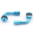 Kit 2 Válvulas moto anodizadas. Azul V PARTS 100D-B