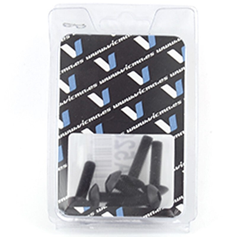 Kit 6 tornillos allen c/alomada M5x25mm. Negro V PARTS JY-HWSA/IBE2