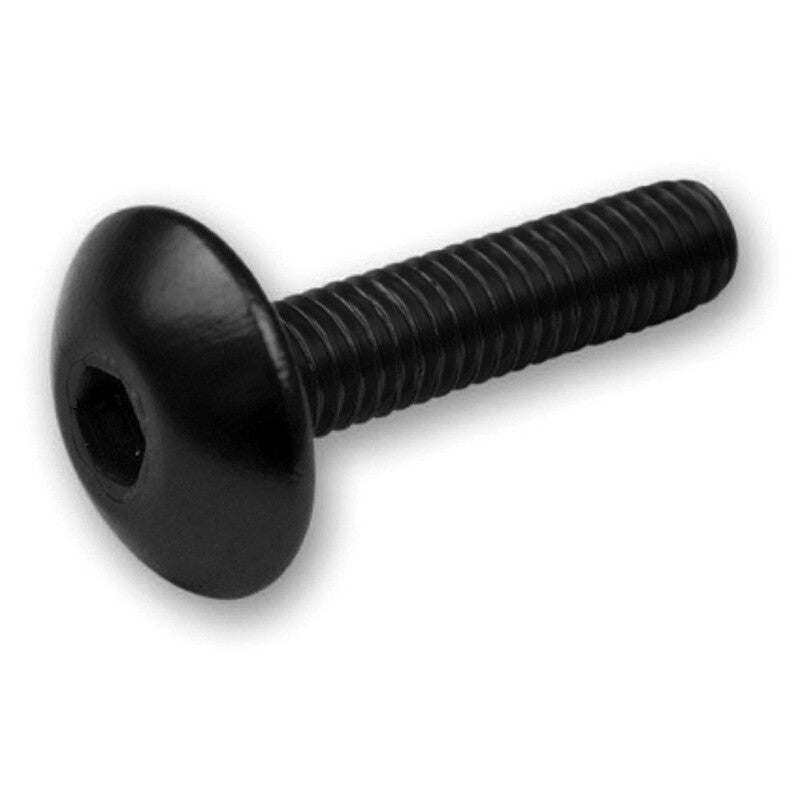 Kit 6 tornillos allen c/alomada M6x25. Negro V PARTS JY-HWSA-2
