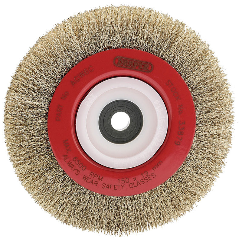 Rueda de alambre acero inoxidable DRAPER Ø150mm DRAPER 33879