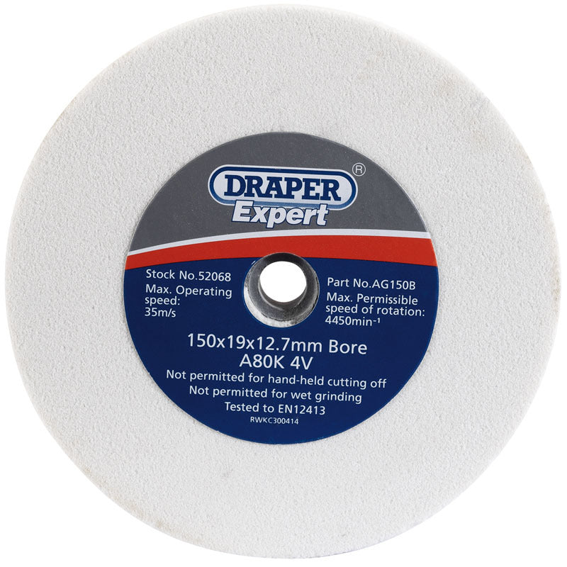 Muela abrasiva DRAPER Ø150mm grano 80 DRAPER 52068