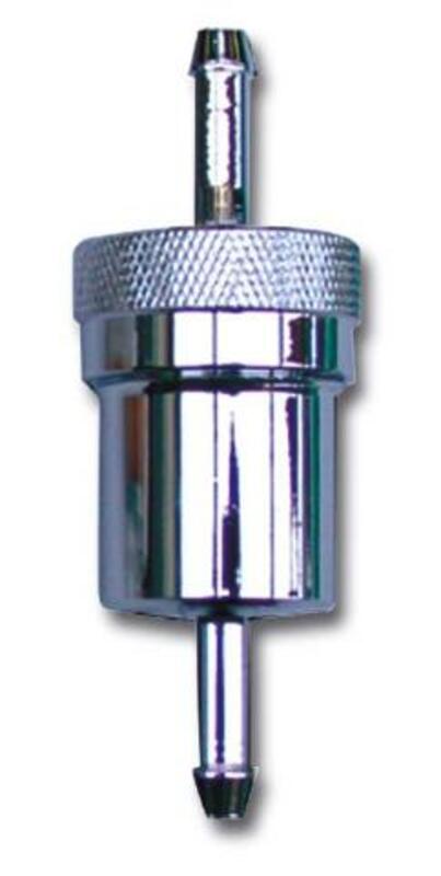 Filtro de combustible BIHR redondo alu anodizado desmontable L=75mm BIHR L35-306