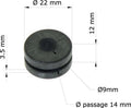 Silentblocs Honda (x10) XR400R 96-02/Faro 17245-107-010 GRM-120/10 TOURMAX GRM-120/10