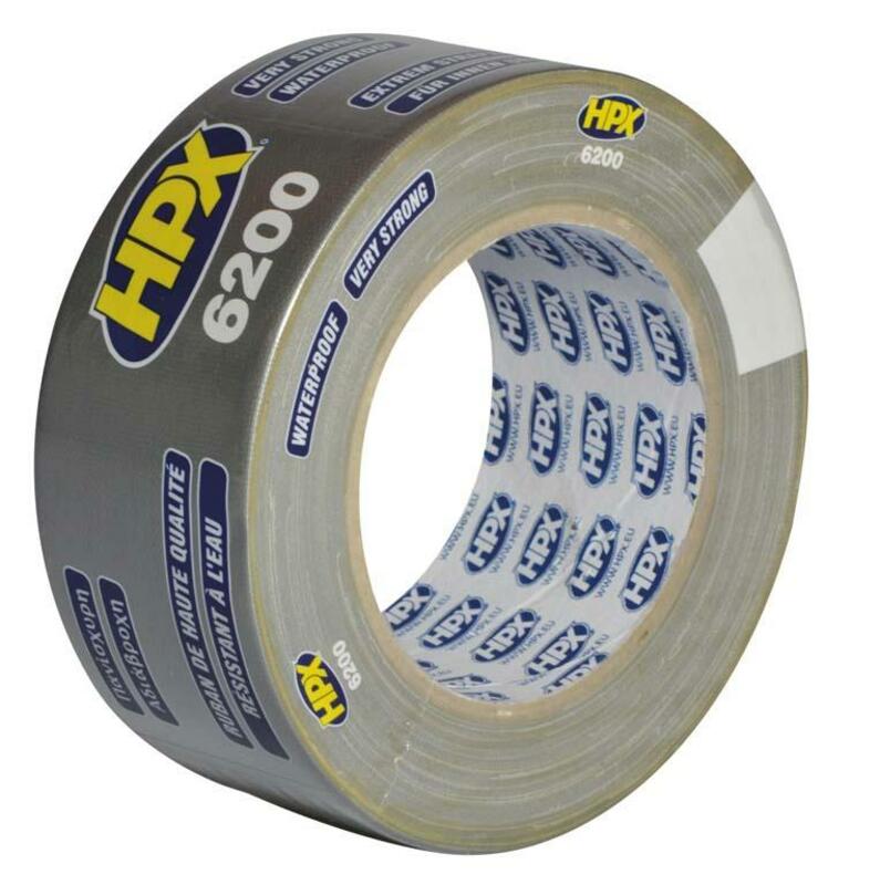 Rollo de cinta americana 50mmx25m. Color plata. HPX6200 HPX CS5025