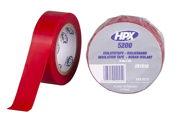 Cinta adhesiva aislante HPX rojo HPX IR1910