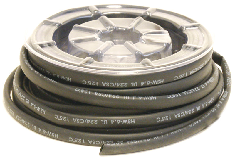 Bobina manguitos de tubo termorretráctil Ø9,5mm negro 8m BIHR A0016424