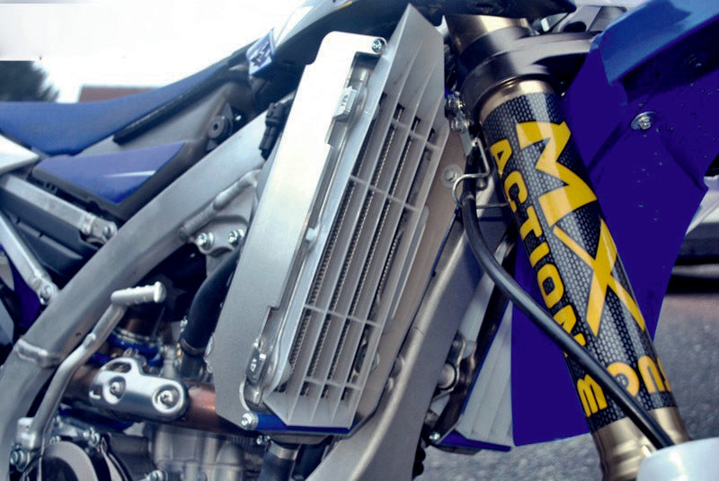 Protectores de radiador aluminio azul AXP Yamaha AX1345 AXP AX1345