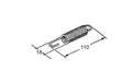Muelle para caballete lateral BUZZETTI 4092