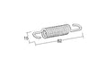 Muelle para caballete central BUZZETTI 4305