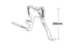 Caballete central completo BUZZETTI 4386