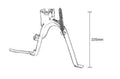 Caballete central completo BUZZETTI 8612