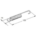 Muelle para caballete central BUZZETTI 4509