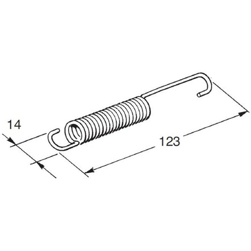 Muelle para caballete central BUZZETTI 4509