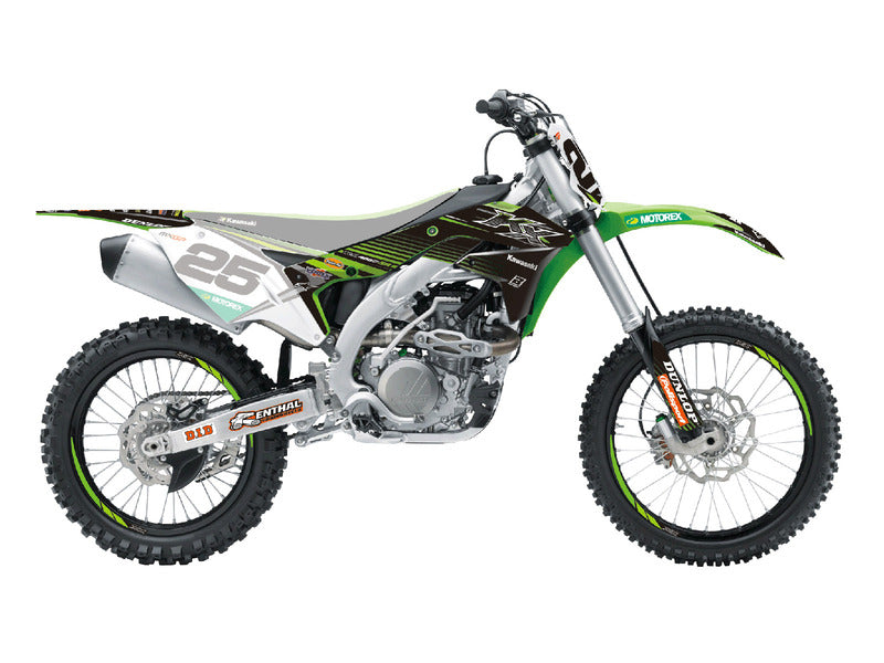 Kit adhesivos Blackbird Kawasaki Racing Team 2018 2423R10 BLACKBIRD 2423R10