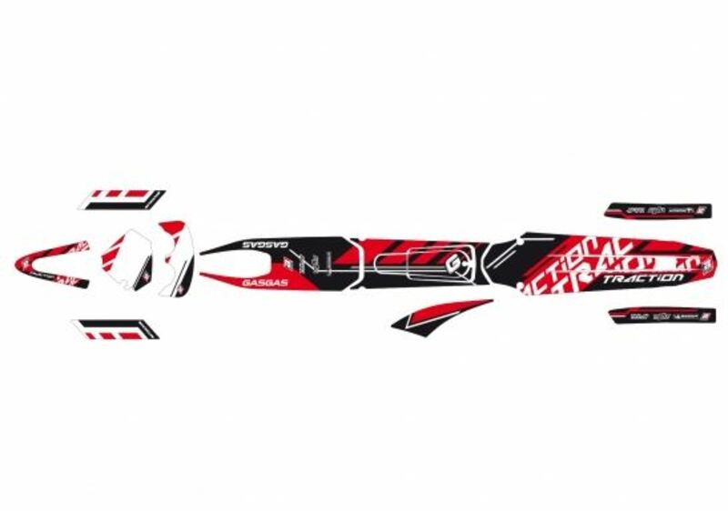 Kit Adhesivos Blackbird Traction Gas Gas 2T08E BLACKBIRD 2T08E
