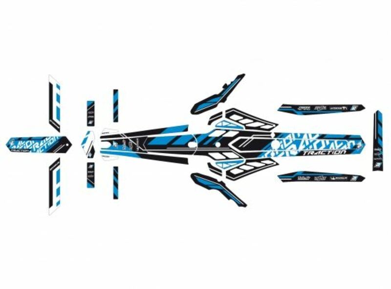Kit Adhesivos Blackbird Traction Sherco 2T09E BLACKBIRD 2T09E