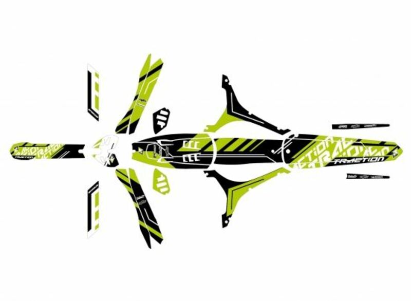 Kit Adhesivos Blackbird Traction Ossa 2T11E BLACKBIRD 2T11E