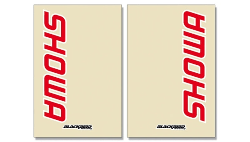 Adhesivo de horquilla Blackbird Crystal trasparente Showa 2 Pcs 5045S BLACKBIRD 5045S