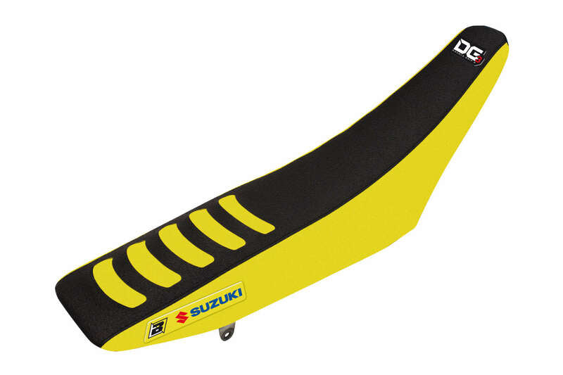 Funda de asiento Blackbird Doble agarre 3 Suzuki negro/amarillo 1330H BLACKBIRD 1330H