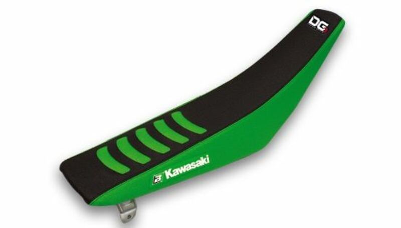 Funda de asiento Blackbird Doble agarre 3 Kawasaki negro/verde 1430H BLACKBIRD 1430H
