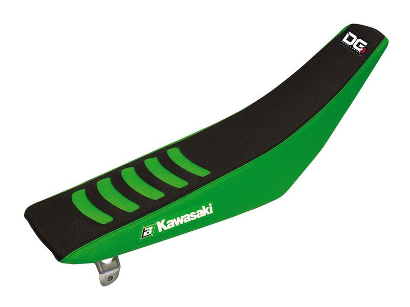 Funda de asiento Blackbird Doble agarre 3 Kawasaki negro/verde 1431H BLACKBIRD 1431H