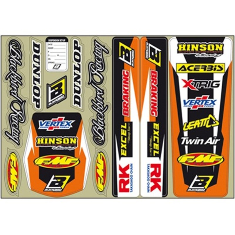 Kit Adhesivos Blackbird Standard KTm 5525 BLACKBIRD 5525