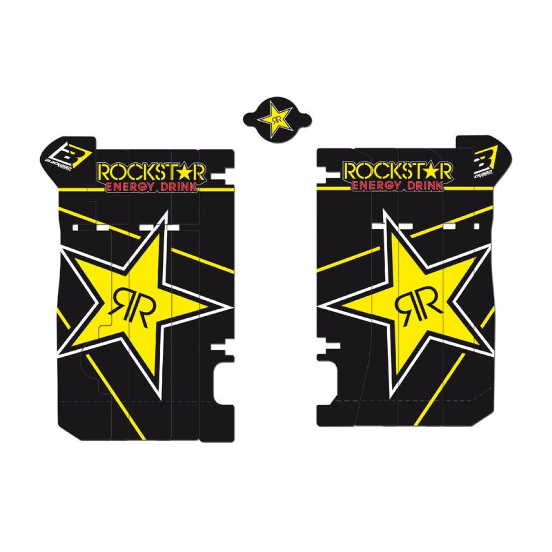 Adhesivos para rejillas de radiador Blackbird Rockstar Energy Honda A104L BLACKBIRD A104L
