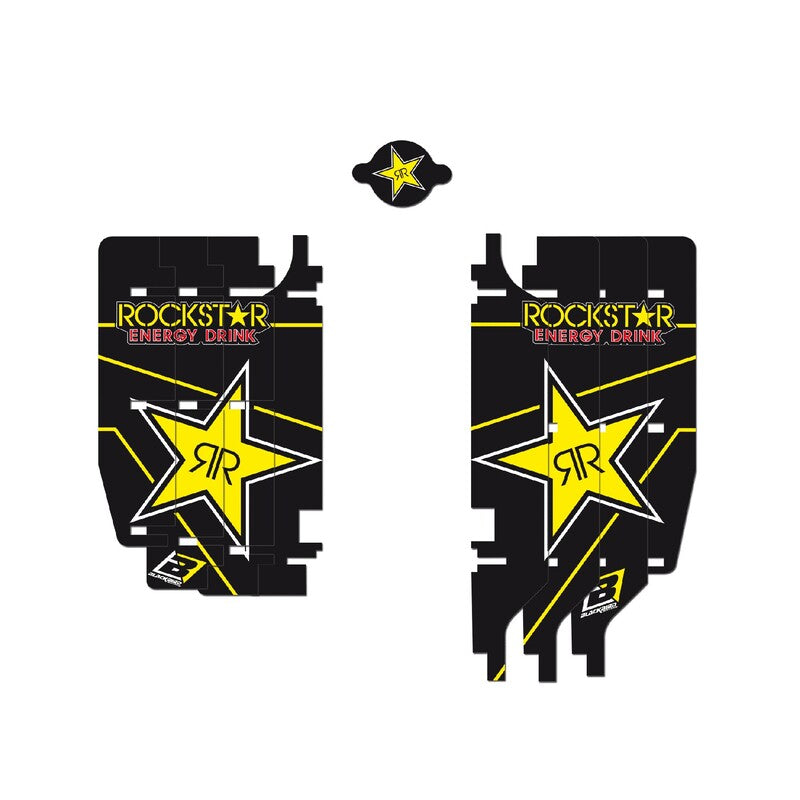 Adhesivos para rejillas de radiador Blackbird Rockstar Energy Suzuki A302L BLACKBIRD A302L