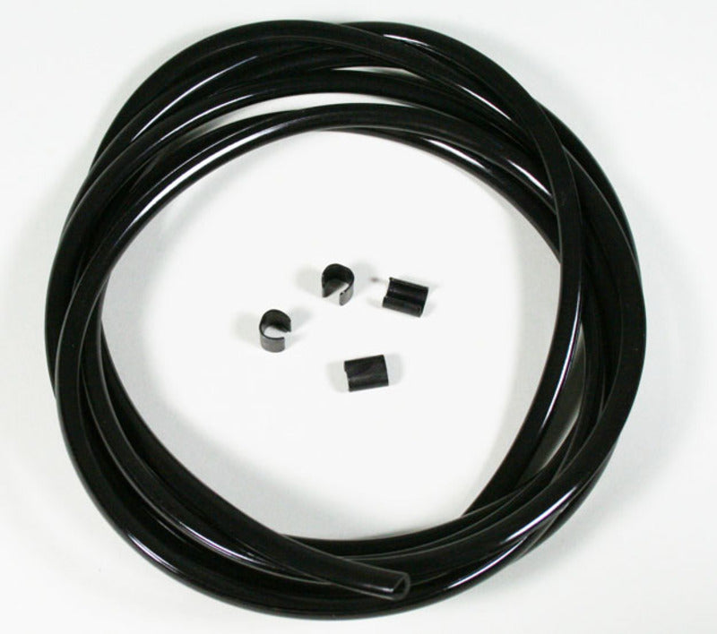 Junta de goma para pantallas MRA, negro, (2 metros y 6 abrazaderas) MRA 4025066135172
