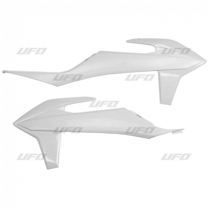 Plásticos laterales de radiador UFO blanco KTM SX/SX-F UFO KT04092#047