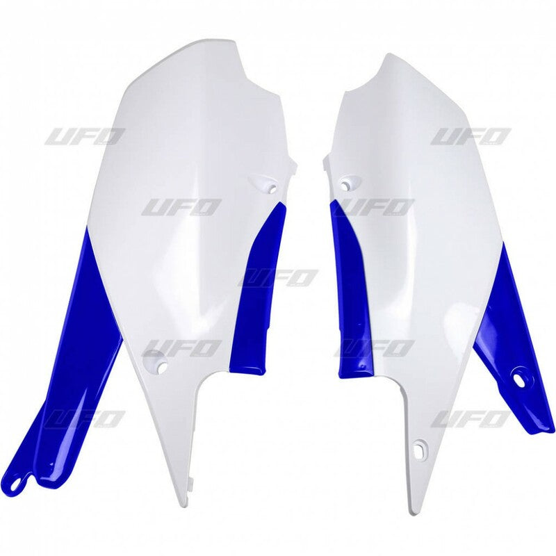 Paneles traseros UFO blanco/azul Yamaha YZ250/450F UFO YA04859#089OLD