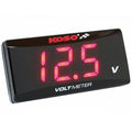 Voltímetro KOSO Super Slim rojo BA024R00 KOSO BA024R00