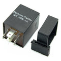 Intermitencia CC 12V 20W 4 Terminales con soporte de goma V PARTS 013325G